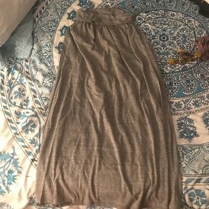 Tresics Womens Gray Maxi Skirt